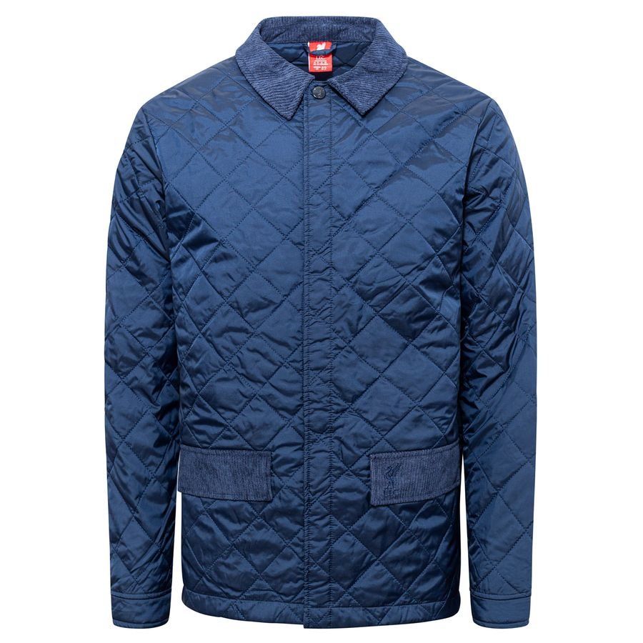 Liverpool Quilted Jacket - Navy - Men's-SoccerKits Hub | Buy Soccer Jerseys Online
